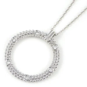 Collar MAUBOUSSIN Le Premier Jour PE0164WGDI círculo redondo 6P diamante 750WG - Imagen 1 de 12