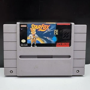 Star Fox Super Nintendo SNES Authentic 1993 Cartridge Only - Picture 1 of 9