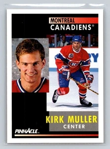 1991-92 Pinnacle #3 Kirk Muller Montreal Canadiens - Foto 1 di 2
