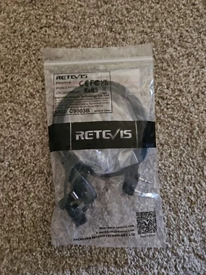 New (Unused) Walkie Talkie Earpieces Retevis EAK001 Acoustic Tube Headset C9003A - Image 1 of 2