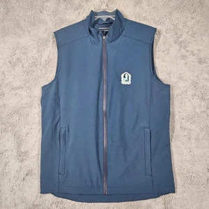 Holderness Bourne Conrad Medium Golf Vest Uomo Heathered Marine Pelican Marsh GC - Foto 1 di 16