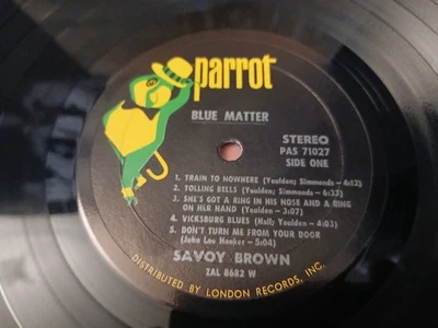 Savoy Brown Blue Matter Original GF LP Vinyl Record 1976 - Image 1 of 4