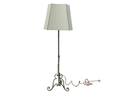 Lámpara de pie lámpara francesa Art Deco lámpara de pie estilo Raymond Subes hierro forjado - Imagen 1 de 4