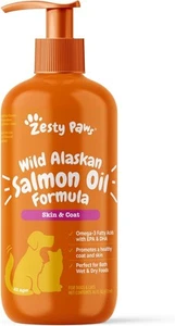 Wild Alaskan Omega-3 Blend Pollock, Salmon Oil for Dogs & Cats - Skin/Coat Suppo - Picture 1 of 8