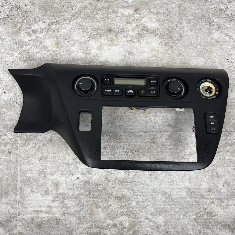 1999-2004 Honda Odyssey Climate Control Panel Radio Bezel 77250-S0X-A0 Black - Image 1 of 4