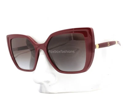 Gafas de sol Dolce Gabbana DG 6138 3091/8G Burdeos Rojo Dorado Gris Tintado con estuche Foto 1 de 4