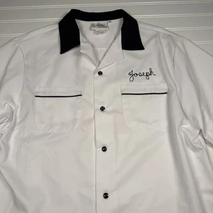 Cruisin’ USA Bowling Shirt Lucky’s Speed Shop Joseph Herren Large weiß gebraucht, in einwandfreiem Zustand - Bild 1 von 4
