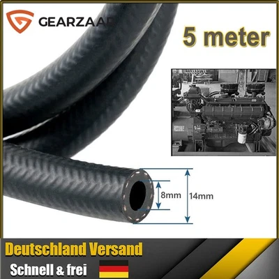 5 Meter Schlauch 8mm Kraftstoffschlauch Benzinschlauch Ölschlauch Dieselschlauch - Bild 1 von 4