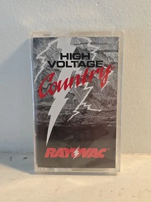 New Rayovac High Voltage Country Music Cassette Tape 1992 Waylon, Raye, Skaggs + - Image 1 of 4