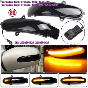 Pair Rearview Side Mirror Turn Signal Light for Mercedes-Benz G E Class W463 - Picture 1 of 5