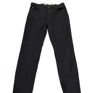 Free People Damen Jeans schwarz Denim hoher Bund Stil 61855 16515125 Größe 27 - Bild 1 von 8