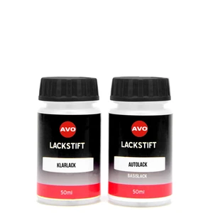 AVO Lackstift Tupflack für VW Audi LT5H Anemonenblau met Autolack Klarlack 50ml - Bild 1 von 2