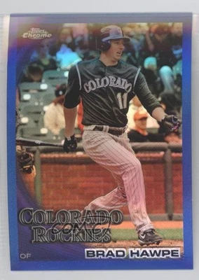 2010 Topps Chrome Blue Refractor /199 Brad Hawpe #111 - Image 1 of 2