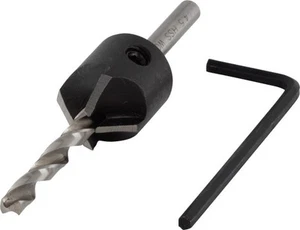 Wolfcraft Vorbohrer mit Senker 2499000 Ø 4,5 - 16 mm Rundschaft Metallbohrer - Bild 1 von 1