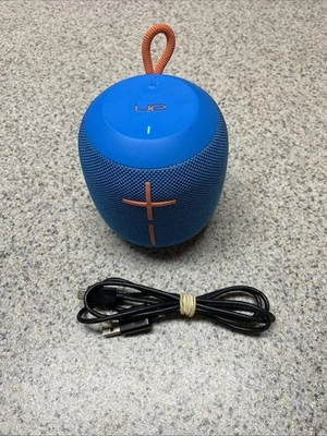 UE WonderBoom S-00163 беспроводной Bluetooth портативный динамик синий - ПРОВЕРЕНО РАБОТАЕТ - Изображение 1 из 4