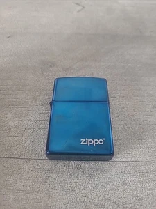 INDIGO Original Genuine Zippo Lighter - Picture 1 of 8