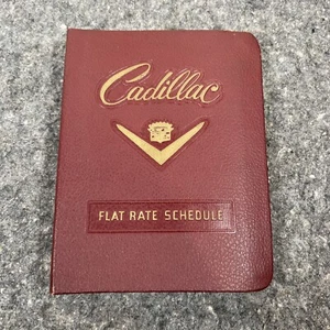1957-58 CADILLAC ORIGINAL OEM DEALERS FLAT RATE SCHEDULE IN BINDER VERY RARE - Picture 1 of 13