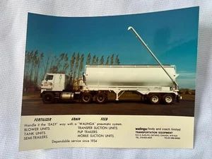 Vintage WALINGA Fertilizer Transportation Truck 8x10 Photograph Print Kodak - Picture 1 of 4
