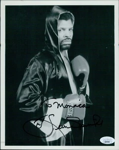 Leon Spinks Boxer Signed 8x10 Cardstock Photo JSA Authenticated - Picture 1 of 2