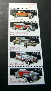 US Booklet Panes Scott# 2385a Classic Cars MNH Pane of 5 (see note) L328 - Picture 1 of 1