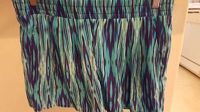  Mujer A.N.A. Pantalones Cortos Informales Azul Ikat Talla PM Nuevos Foto 1 de 4