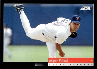 1994 Score Baseball Card Roger Pavlik Texas Rangers #365 - Image 1 of 2