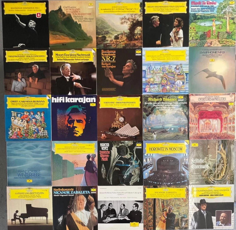 25x Vinyl CLASSIC / KLASSIK LP Premium Sammlung (Deutsche Grammophon) GUT #EC8 - Bild 1 von 1
