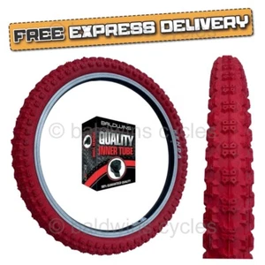 KENDA 20 x 2.25 RED K-51 Compe 3 Tread BMX / Mountain Bike TYRE & TUBE - Picture 1 of 12