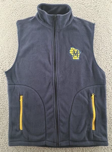 Milwaukee Brewers gilet pile senza maniche adulto blu medio zip poliestere SGA - Foto 1 di 12