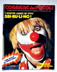 CORRIERE DEI PICCOLI 41 1981 SBIRULINO SPIDERMAN L'UOMO RAGNO PROGRAMMI TV - Foto 1 di 5