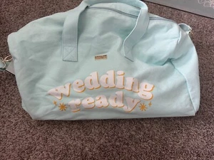 Light Blue Wedding Ready Duffle Bag - Picture 1 of 1