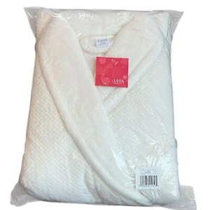 Ulta Beauty Plush Bath Robe Women’s L/XL White Spa Cozy NWT - Picture 1 of 4