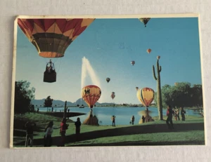 Balloon Festival At Fountain At Fountain Hills East Of Scottsdale, Arizona... - Picture 1 of 2