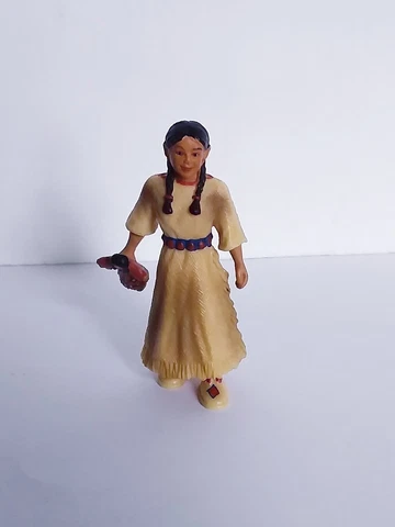2005 Schleich Sioux Native American Girl Wild West Figure Cover