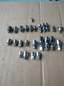 Large lot of Mac Tools 1/4 3/8 1/2 Adaptor swicels Sockets parts pieces - Picture 1 of 8