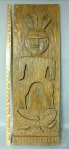 Hand Carved Wood Carving Tiki Bar Sculpture Giant - Picture 1 of 4