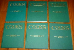 Cooks Illustrated LOT OF 6 Annuals 2006 2007 2008 2009 2010 2011 - Picture 1 of 2
