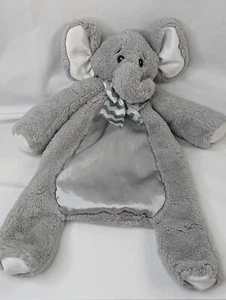 Bearington Gray Elephant Lovey Security Blanket Plush Stuffed Animal Toy - Picture 1 of 8