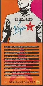 Virgin 25 Ans 10 Remixes Cd Promo Renaud Etienne Daho B Fontaine Murat JL Aubert - Imagen 1 de 1