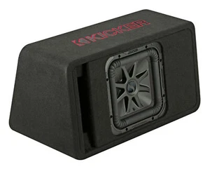 KICKER 45VL7R102 L7R 10" Subwoofer+Trapezoidal Vented Sub Box Enclosure VL7R102 - Picture 1 of 7