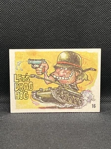 1969 DONRUSS ODD RODS CARD #16 LET’S DRAG HOG - Picture 1 of 2