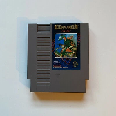 Commando (Nintendo NES, 1986) loose cartridge (CAPCOM) - Image 1 of 2