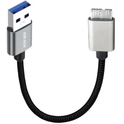 Micro B to USB 3.0 A External Hard Drive Cable - Image 1 of 4