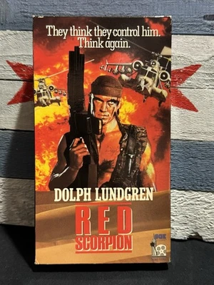 Red Scorpion VHS 80s Action Dolph Lundgren 1989 SGE First Release - Image 1 of 4