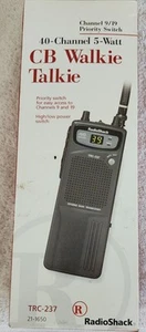Radio Shack TRC-237 CB 40 Canales Walkie Talkie Transceptor Pantalla LED Nuevo - Imagen 1 de 2