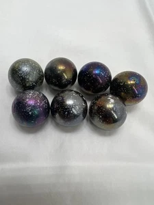Vintage canicas galaxy excelente estado paquete 25mm x 7 - Imagen 1 de 17