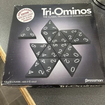 Vintage Pressman 1993 Tri-ominos Anniversary Edition Complete Good - Image 1 of 4