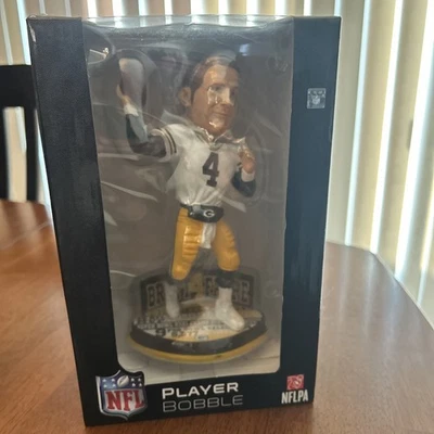Brett Favre Green Bay Packers Estadísticas de Carrera Bobblehead NFL Fútbol Foto 1 de 4