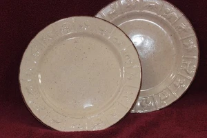 2 Bass Pro Shops Wilderness 10 1/2" Dinner Plates - Brown - Picture 1 of 4