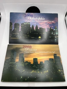 2008 Uncirculated Coin Set U.S Mint Government Packaging OGP COA - Picture 1 of 5